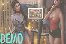 Addams "Deborah" T-Shirt Bodysuit # DEMO