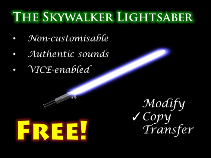 Free VICE Lightsaber