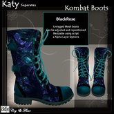 C&F Katy Separates - Kombat Boots - BlackRose