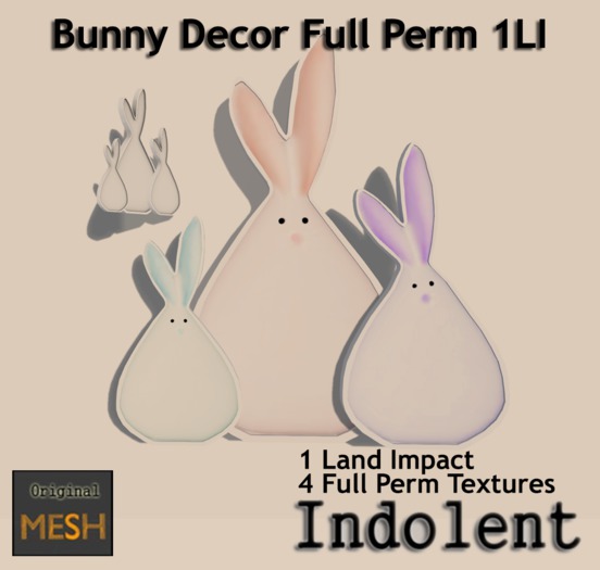 [INDO] Bunny Decor Full  Perm I LI Gift
