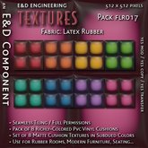 [FLR017] 8 Glossy Vinyl Textures Colored Latex Textures Shiny Latex Textures Padded Cell Textures by E&D ENGINEERING