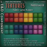 [FLR018] 8 Glossy Vinyl Textures Colored Latex Textures Shiny Latex Textures Padded Cell Textures by E&D ENGINEERING