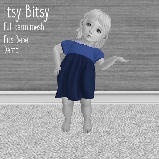 DEMO Itsy Bitsy Full Perm Bebe Spring Dress