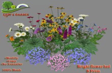 Lady's Garden - Bright flower bed 8 Prim