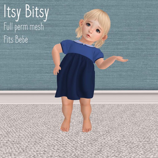 Itsy Bitsy Full Perm Bebe Spring Dress Set