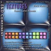 [FLR019] 8 Glossy Vinyl Textures Colored Latex Textures Shiny Latex Textures Padded Cell Textures by E&D ENGINEERING