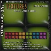 [FLR020] 8 Glossy Vinyl Textures Colored Latex Textures Shiny Latex Textures Padded Cell Textures by E&D ENGINEERING