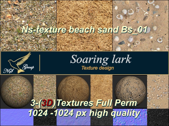 N_s 3d texture beach sand BS01
