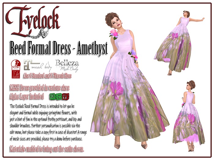 Evelock Reed Formal Dress - Amethyst