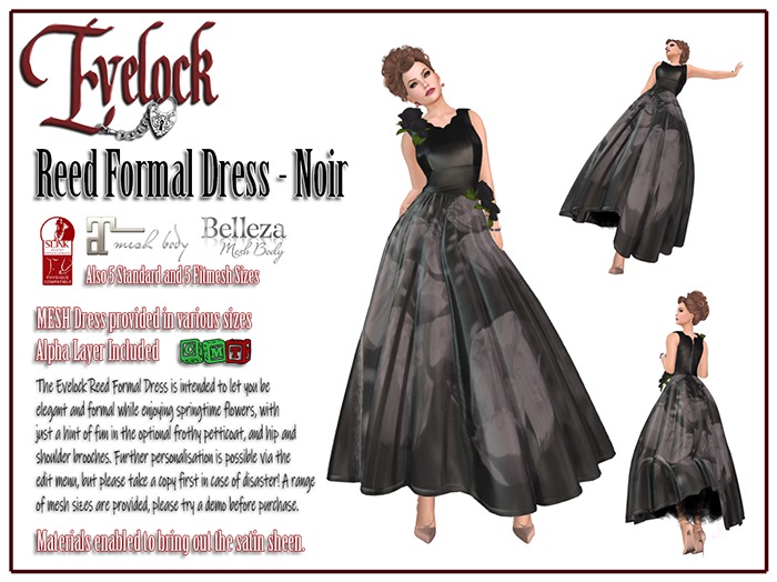 Evelock Reed Formal Dress - Noir