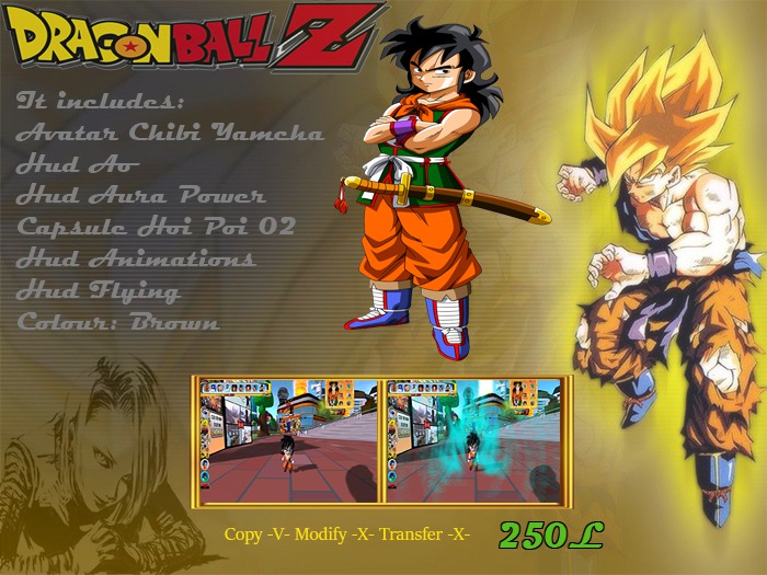 DBZ (Chibi Yamcha) Color "Brown"