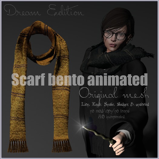 Scarf  Badger - 2 - DE:Bento animated 