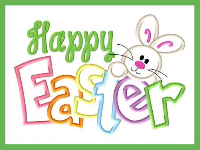 Happy Easter Bunny Banner