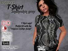 trinixxx T-Shirt "Snakeskin grey"