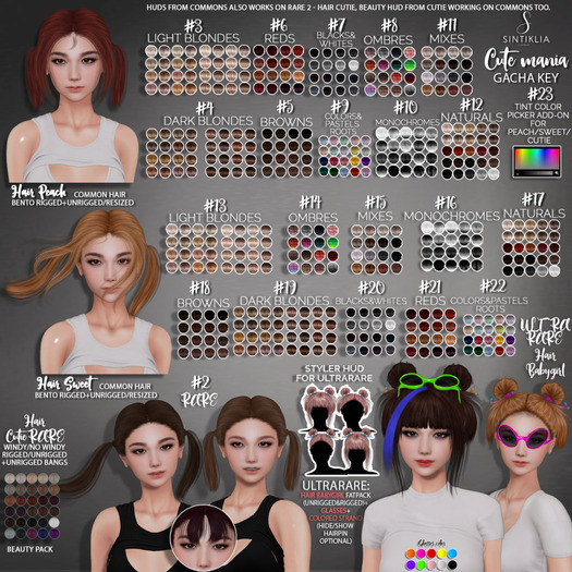 #2 Sintiklia - Cute Mania - Hair Cutie RARE