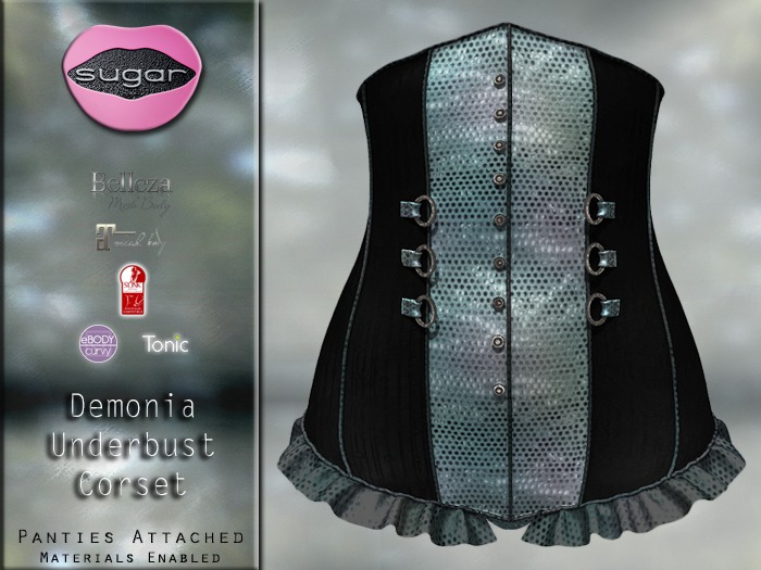:-:SUGAR:-: Demonia Corset {LIGHT}