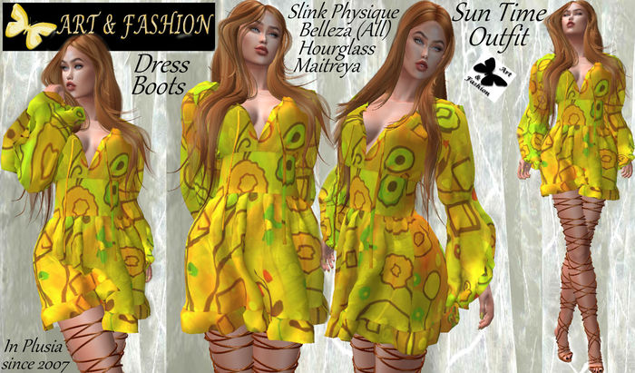 ART & FASHION - SUN TIME OUTFIT