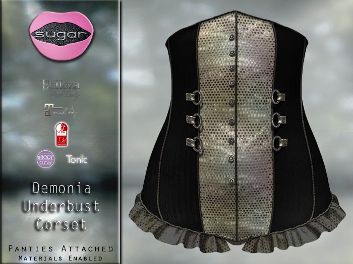 :-:SUGAR:-: Demonia Corset {BRILLIANCE}