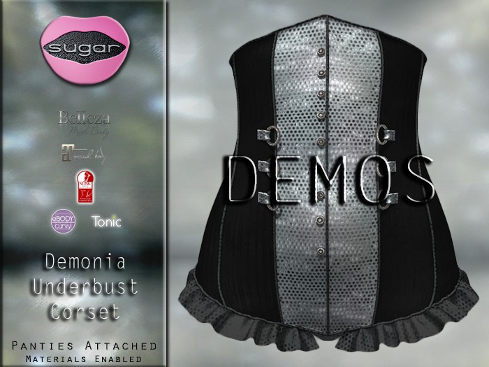 :-:SUGAR:-: Demonia Corset {BLISS} DEMO