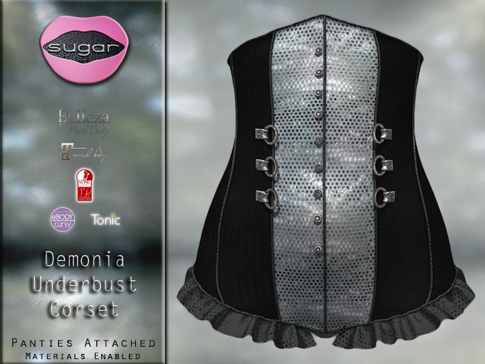:-:SUGAR:-: Demonia Corset {BLISS}