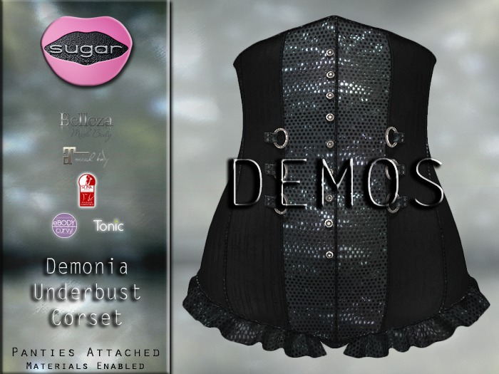 :-:SUGAR:-: Demonia Corset {AURA} DEMO