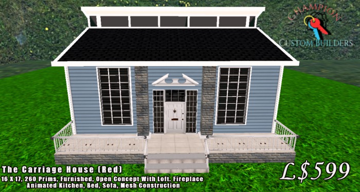 **CCB**Carriage House (Blue) Furnished FS (Box)