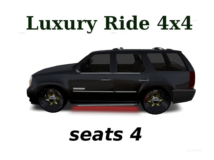 Luxury 4x4 Daddy Escadodle