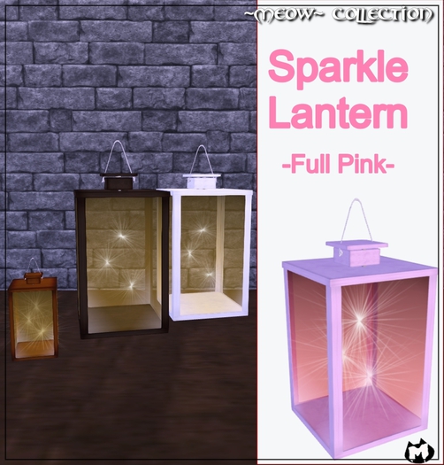 Sparkling Lantern (Full Pink) Deliver Box