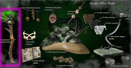 8. {U} - Hoodoo Staff - ULTRA RARE