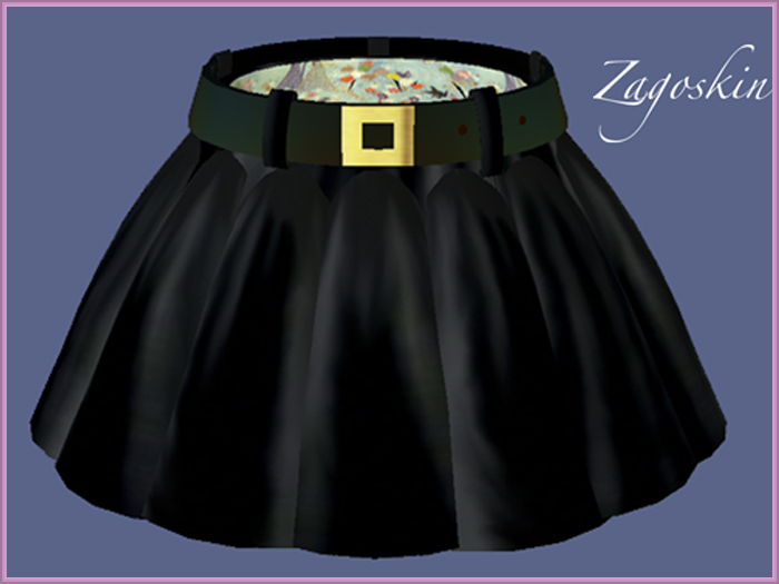 Separates - Kala black miniskirt