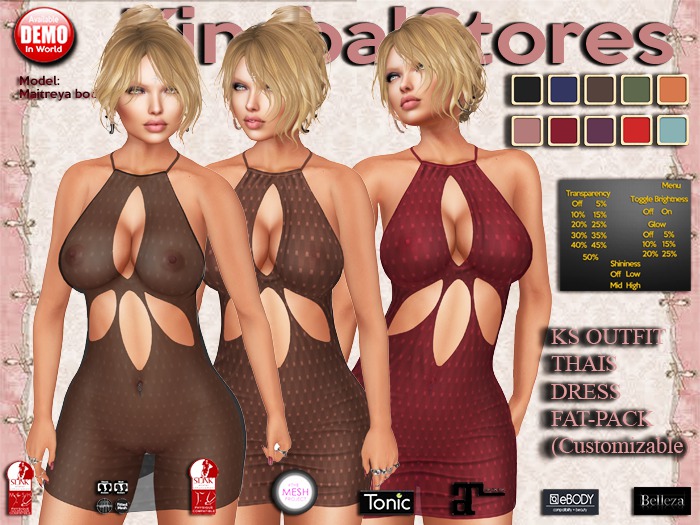 KS OUTFIT THAIS DRESS FAT-PACK (Customizable)