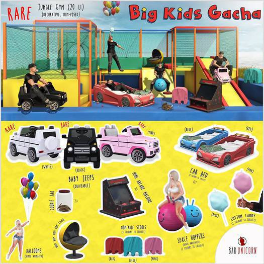 [Bad Unicorn] (Red) Nom'able Stool (boxed)