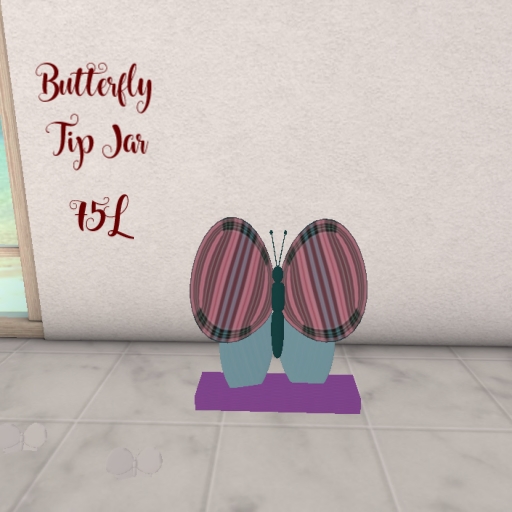 butterfly tip jar