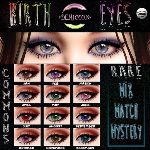 {Demicorn} Birth Eyes - July