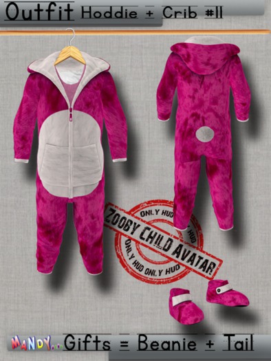 .:MB:. Hoodie + Crib + Gifts Easter Bunny #11 (Only Zooby Child Avatar)