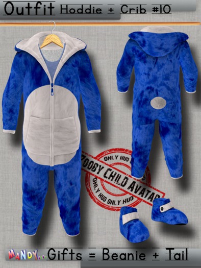 .:MB:. Hoodie + Crib + Gifts Easter Bunny #10 (Only Zooby Child Avatar)