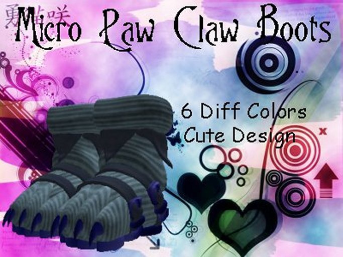 Micro Paw Claw Boots - Blue