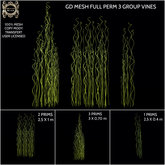 GD MESH FULL PERM 3 GROUP VINES
