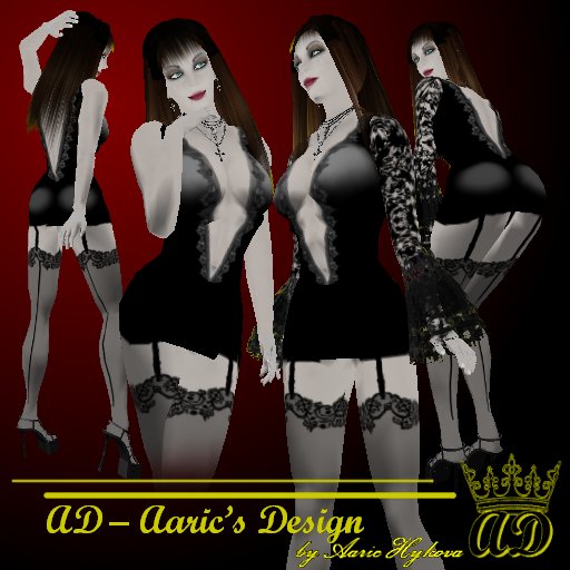 AD - Morticia MiniDress