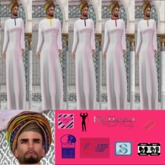 {SS}Thobe & African inspired head wrap FATPACK