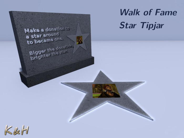 Walk of Fame Star Tipjar