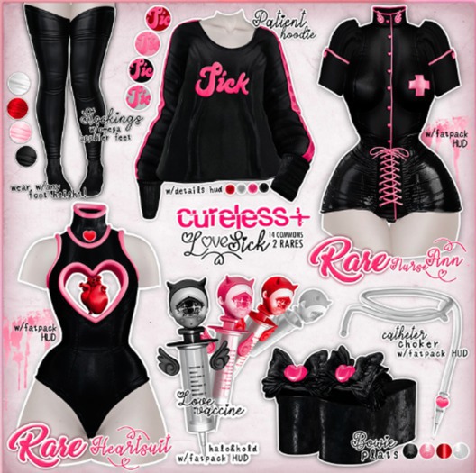 CURELESS [+] LoveSick / MAITREYA / Patient Hoodie / RED