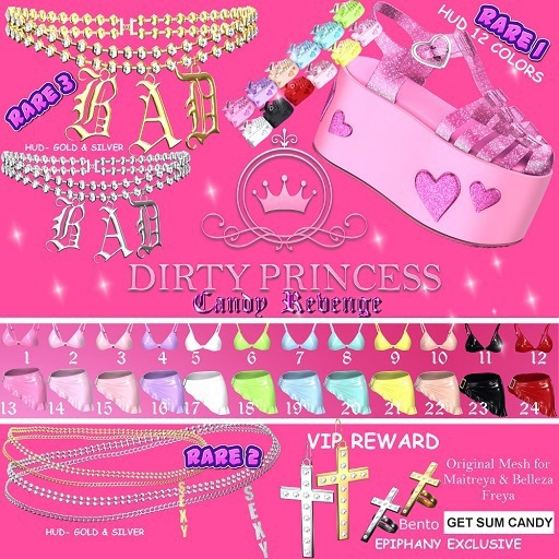 DIRTY PRINCESS- Candy Revenge Princess Skirt  Lara 20 COMMON