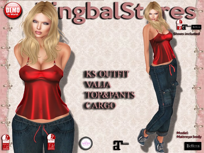 150 KS OUTFIT VALIA TOP&PANTS CARGO