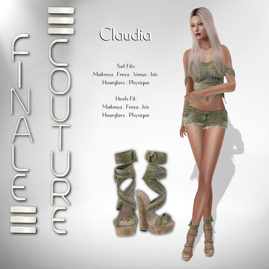 Finale Couture Claudia - Moss(Boxed)