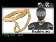 ASD Full Perm Bracelet on neck
