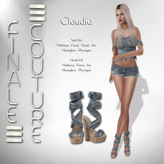 Finale Couture Claudia - Blue(Boxed)