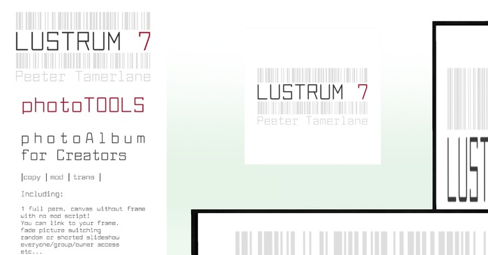 LUSTRUM 7 - photoTOOLS photoAlbum FOR CREATORS BOX 1.0