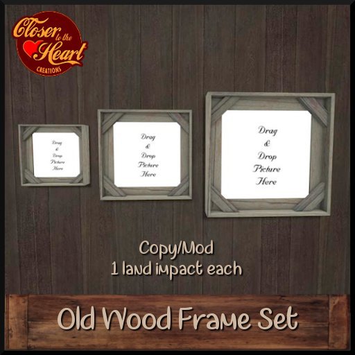Old Wood Frame Set**