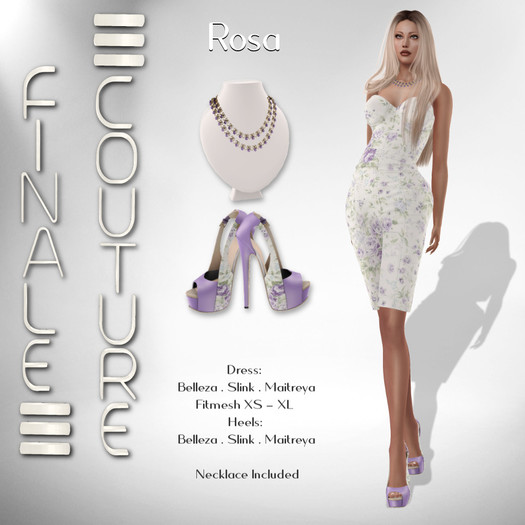 Finale Couture Rosa - Purple Floral(Boxed)